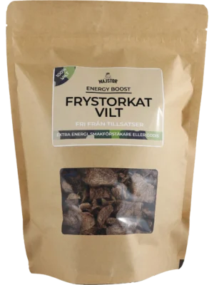 frystorkat vilt, energiboost