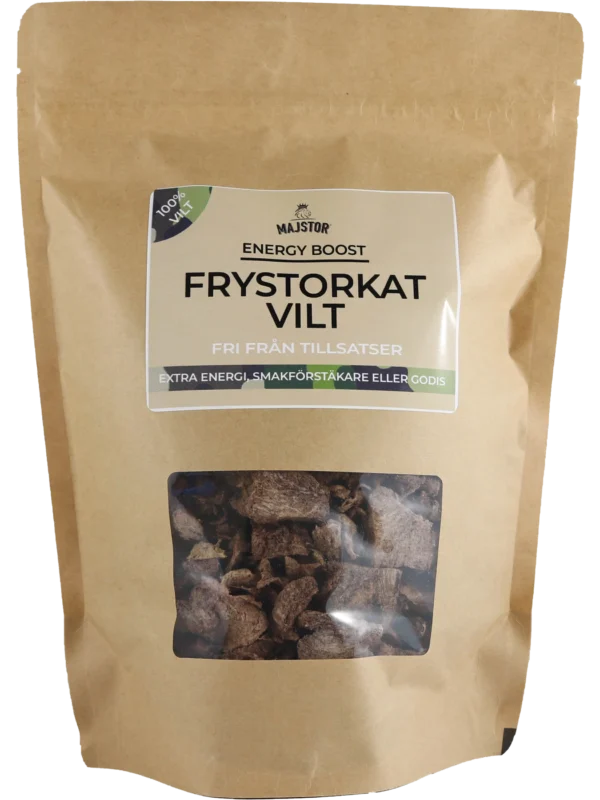 frystorkat vilt, energiboost
